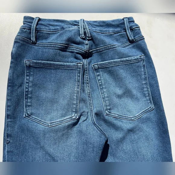 Good American Blue Distressed Skinny Jeans - Picture 6 of 10